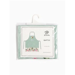 Фартук «Этель» Кактусы 70×60 см см, 100% хлопок, рогожка 160 г/м²