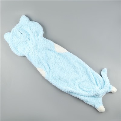 Мягкая игрушка без наполнителя «Кот», 100 см, цвет голубой