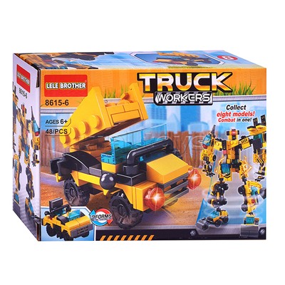 Конструктор "Строительная техника" в коробке