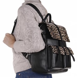 Рюкзак 18297-2 black Polina&Eiterou