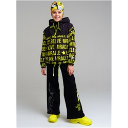 Куртка текстильная с полиуретановым покрытием для девочек (ветровка)