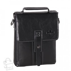 Сумка мужская кожаная кожаный 28813-1Z black  Zinimxs