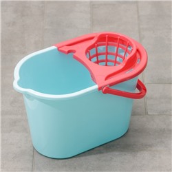 Ведро с отжимом «Классика», 10 л, прямоугольное, МИКС