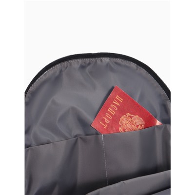 Рюкзак школьный ErichKrause на молнии, с карманом, однотонный, размер 39×12×29 см, голубой