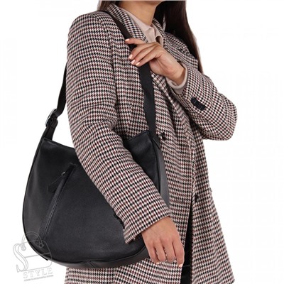 Сумка женская кожаная 5949Q black Polina&Eiterou/30