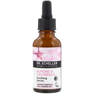 Dr. Scheller, Успокаивающая сыворотка, Миндаль и календула, 1,0 ж. унц.(30 мл)