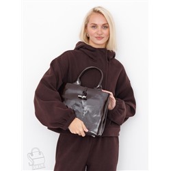 Сумка женская кожаная 5768P coffee Polina&Eiterou