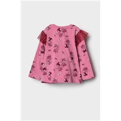 Джемпер детский трикотажный для девочек (футболка с длинными рукавами) PLAYTODAY, 1240043