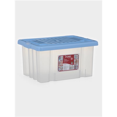 Ящик для хранения Darel-box, 18 л, 40×30×21 см, с крышкой, МИКС