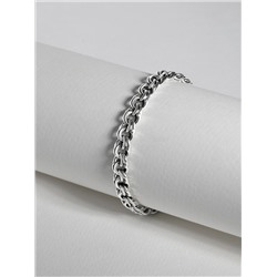 Браслет из чернёного серебра - Бисмарк, 21 см 925 пробы БРБ11021ч