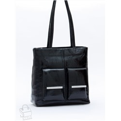 Сумка женская кожаная 0929CY black Polina&Eiterou