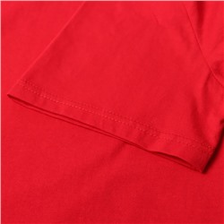 Футболка женская ATA collection, красная, размер 48