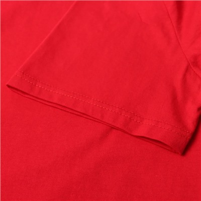 Футболка женская ATA collection, красная, размер 48