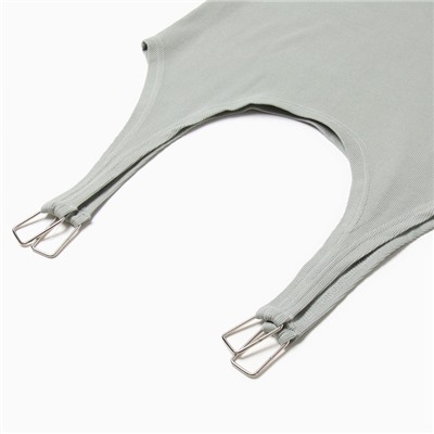 Лонгслив с пажами женский MIST, размер 42, цвет оливковый