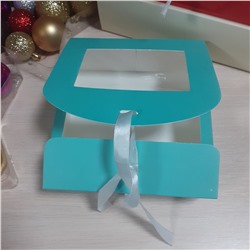 Коробка подарочная тифани 16х16х5см