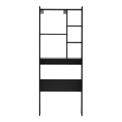 Стеллаж напольный «Комфорт» №1, над стиральной машиной, 673×220×1696 мм, цвет графит