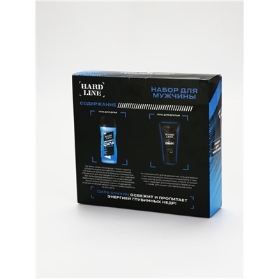 УЦЕНКА HARD LINE, набор "Сила стихии", гель для душа, 250 мл и гель для бритья, 110 мл