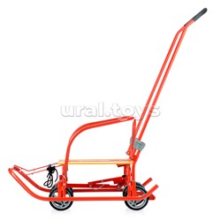 Игрушка. Санки детские "Ветерок 7 универсал+" (алый)