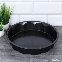 Форма для выпечки Круг 28х5 см / RTY-104 /уп 50/ 0.203/ антипригарное