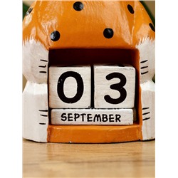 Календарь настольный «Котенок», 10×6×21 см, дерево