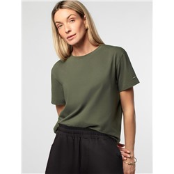 Футболка из премиального хлопка с эластаном