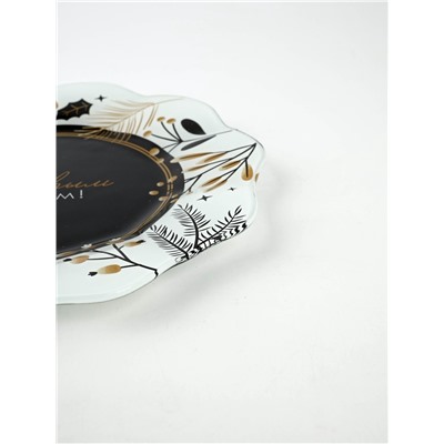 Тарелка плоская новогодняя «С Новым годом», d=20 см