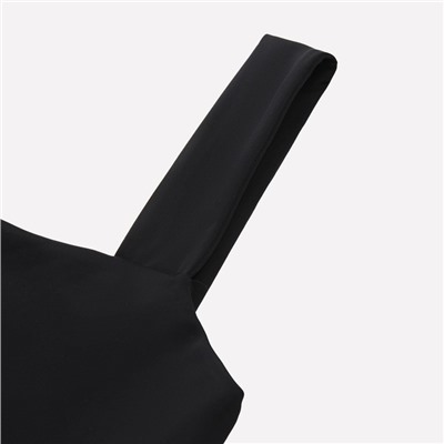 Топ женский MINAKU: Basic line, чёрный, кулирка, размер 44