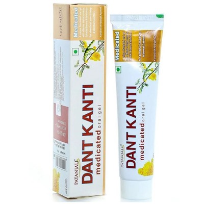 Patanjali Ayurveda Dant Kanti - Medicated Gel / Зубная паста-гель Патанджали 100 г