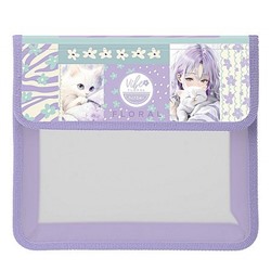 Папка для тетрадей А5 на липучке "Цветочный стиль" 2 отделения (094446) 06067 Хатбер