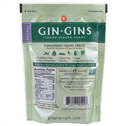 The Ginger People, Gin·Gins, жевательное имбирное печенье, оригинальное, 3 унц. (84 г)