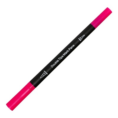 Набор профессиональных маркеров, 24 штуки/24 цвета, двусторонний