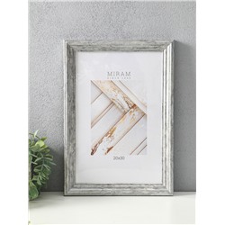 Фоторамка для фото 20×30 см «МИРАМ», пластик, (пластиковый экран)