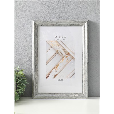 Фоторамка для фото 20×30 см «МИРАМ», пластик, (пластиковый экран)