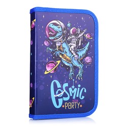 Пенал односекционный большой с откидной планкой "Cosmic Party 2023"