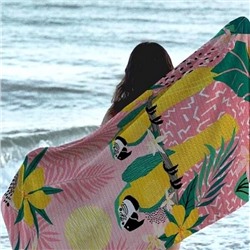 Полотенце банное "Рандеву"-розов. 80*150 см. вафля хлопок 100%