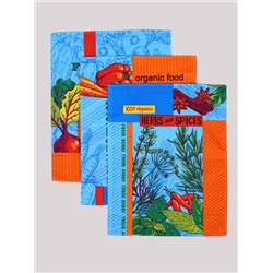 Текстильное изделие ЗДОРОВАЯ ПИЩА (48х58) голубой