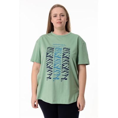 Костюм футболка и капри М325402Пшс