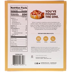 One Brands, ONE Bar, Cinnamon Roll, 12 Bars, 2.12 oz (60 g) Each