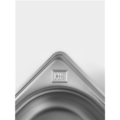 Гастроёмкость GN 1/6 Hanna Knövell, 65 мм, 176×162×65 мм, толщина 0.8 мм, нержавеющая сталь