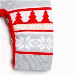 Комбинезон детский вязаный «Крошка Я» New Year, рост 62-68 см