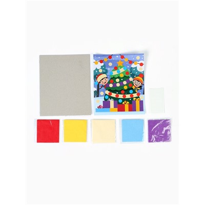 Аппликация из тишью «Ёлочка», 138×165, набор для творчества