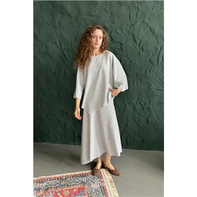 Юбка женская  ASY106/01/Серый меланж