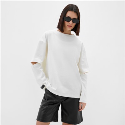 Лонгслив MIST: Base, размер L-XL, молочный