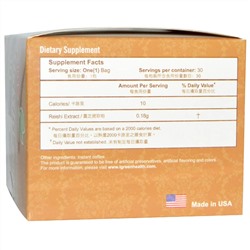 Longreen, 2 in 1 Reishi Coffee, гриб рейши и кофе, 30 пакетиков, весом 65,4 г (2,3 унции) каждый