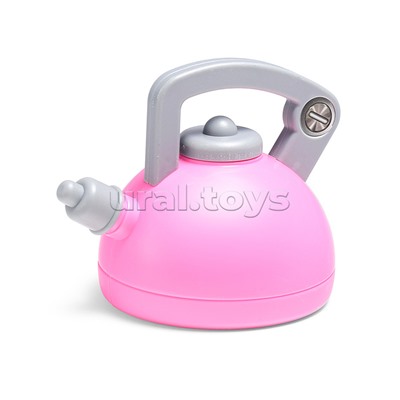 Бытовая техника "Чайник с плитой"в коробке (цвет розовый)