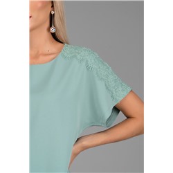 Блузка Келли (кружево/мята)