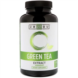Zhou Nutrition, Экстракт зеленого чая, 120 вегетарианских капсул