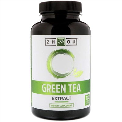Zhou Nutrition, Экстракт зеленого чая, 120 вегетарианских капсул