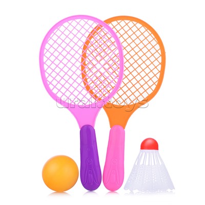 Набор игровых ракеток (2 ракетки, волан, мяч)