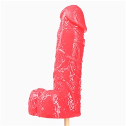 Леденец на палочке XXL «Новый год: Плохо себя вел», вкус: клубника, 140 г (18+)